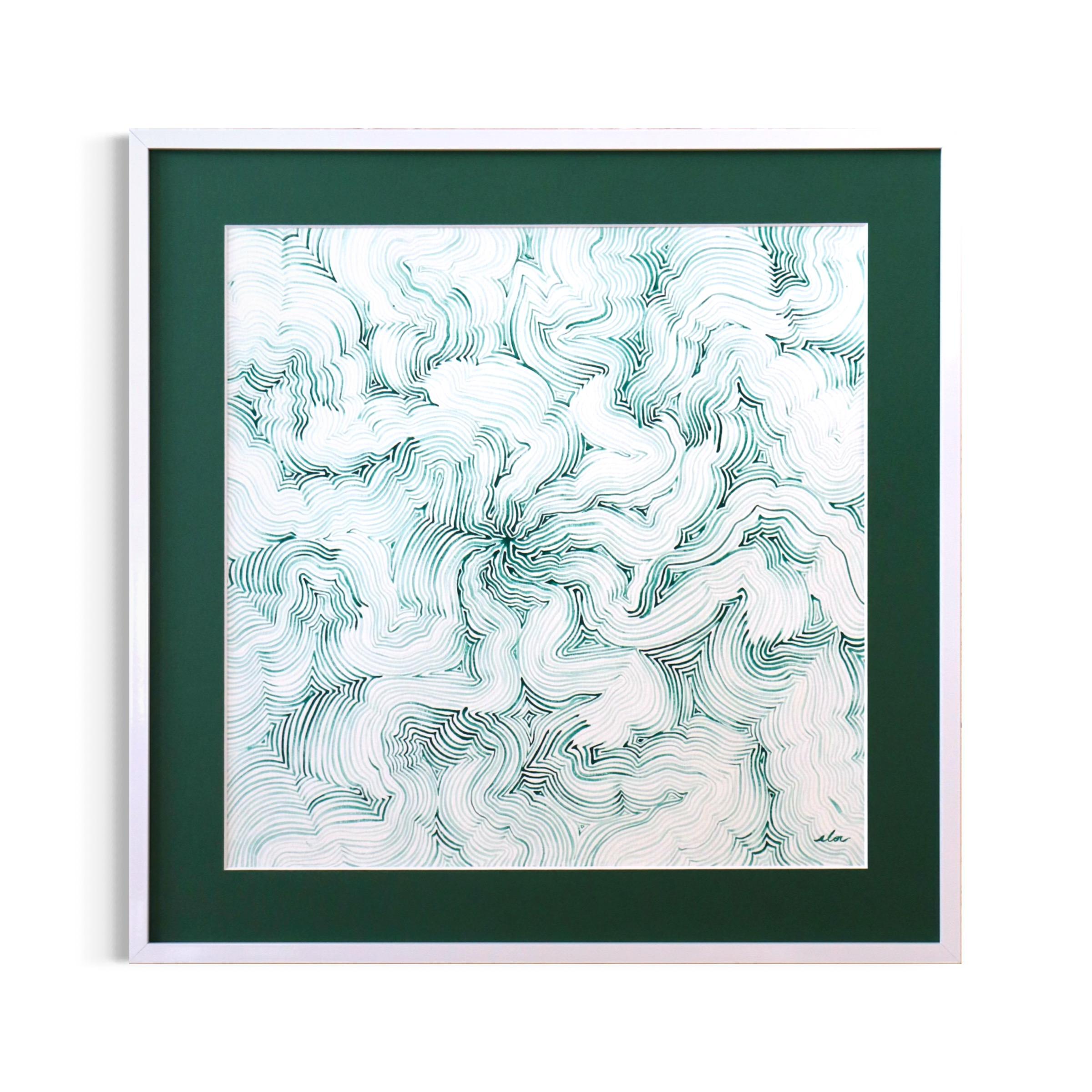 Poésie du Vide, vert cobalt — ELOR
