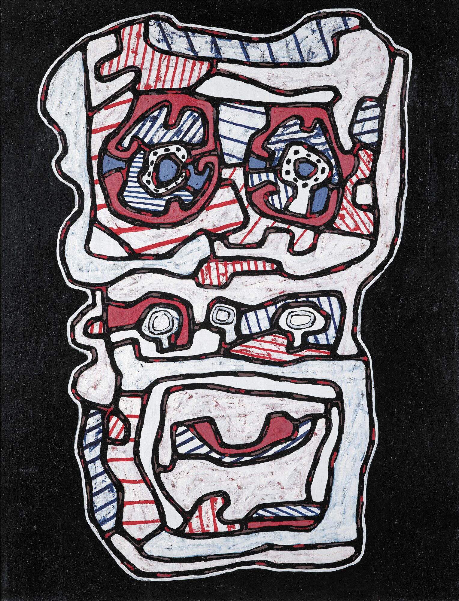 Rechaud-Four a Gaz IV from L'Hourloupe II Series — Jean Dubuffet