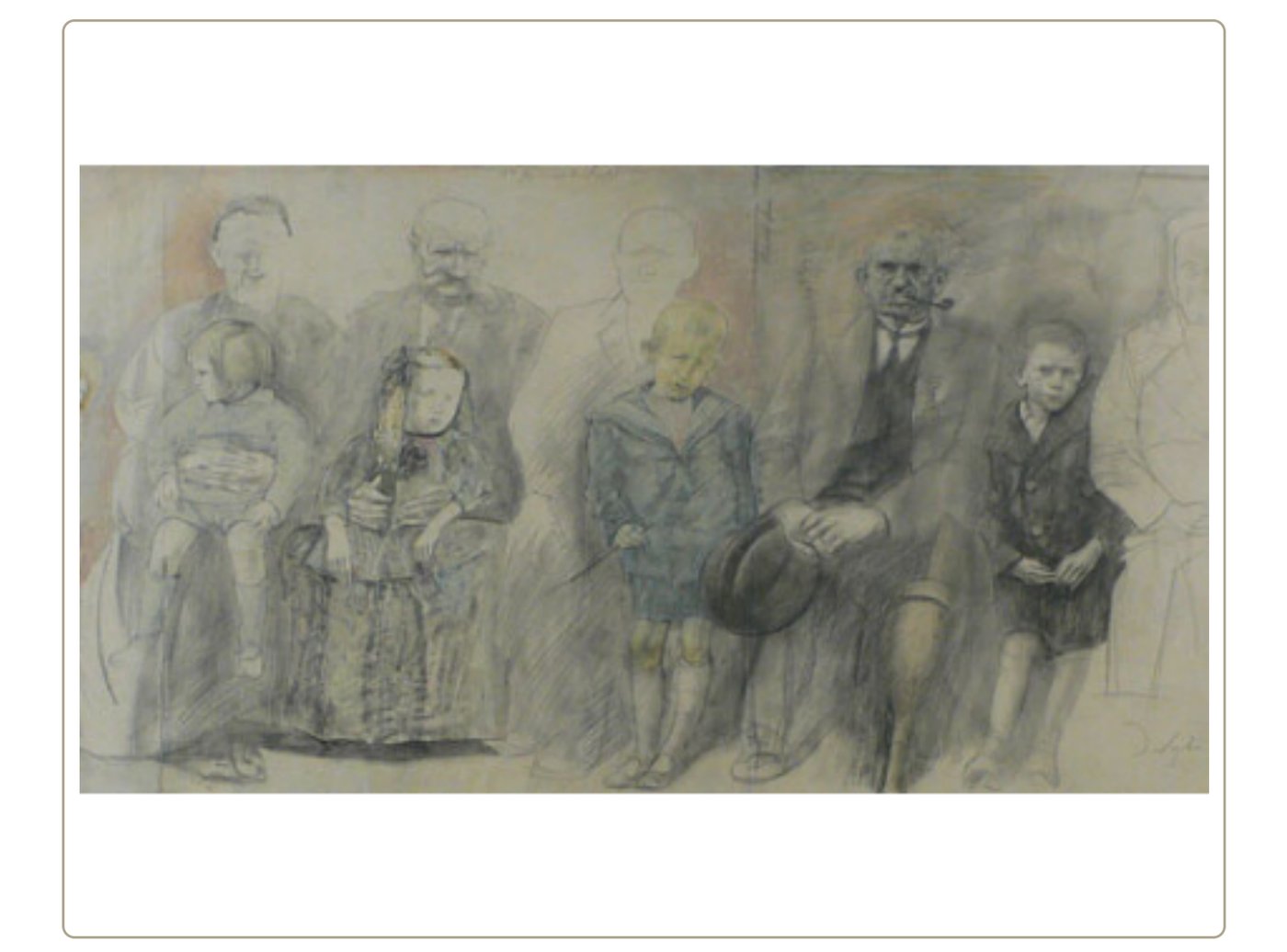 Portrait de groupe avec ange — Boris Zaborov
