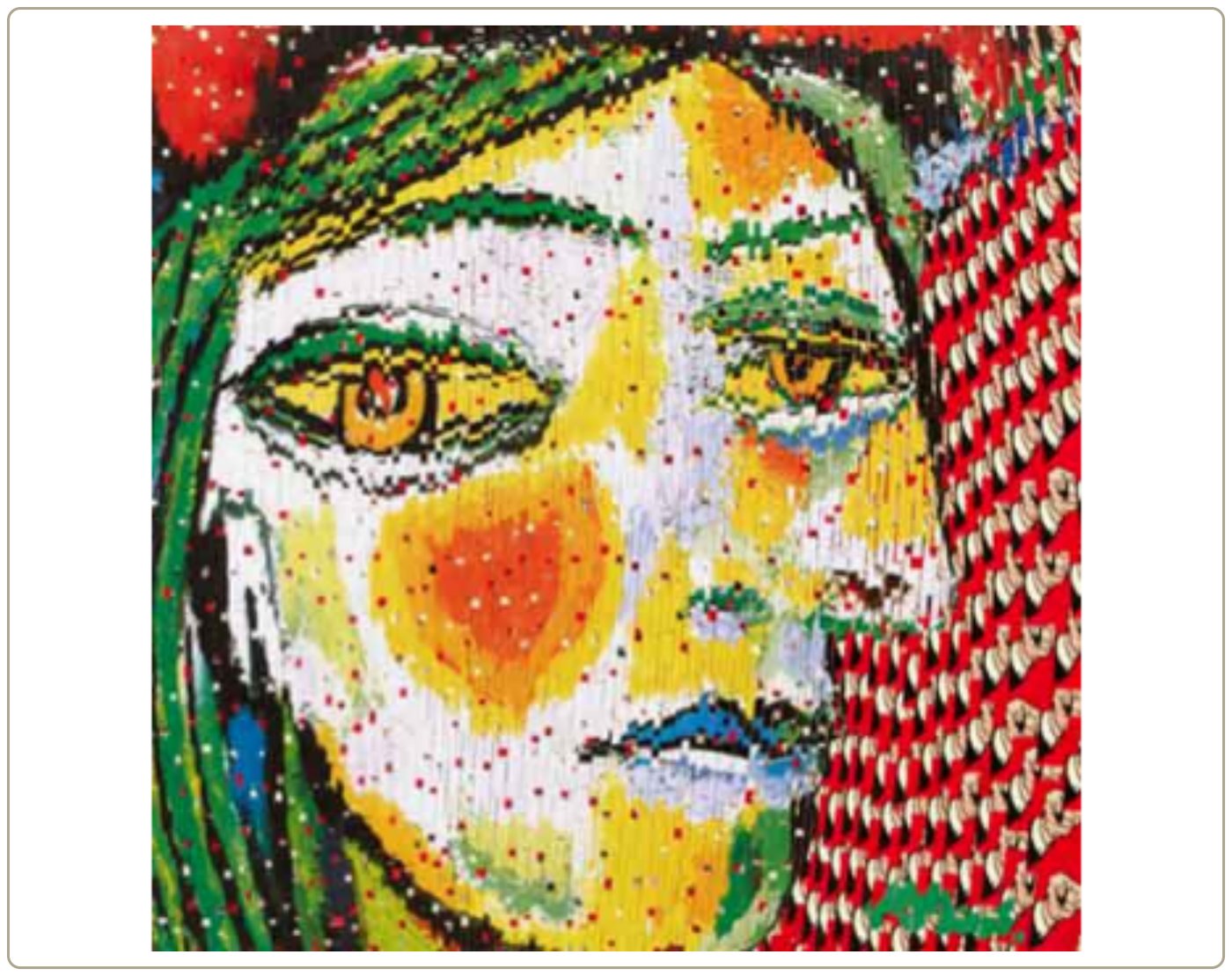 Red Hat / Yellow Face — David Mach